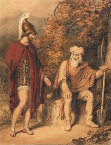 Alcibiades og Timon af Richard Westall