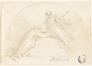 Design til begravelsesmonument af Richard Westall