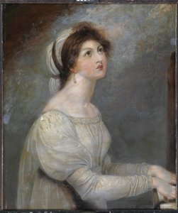 Lady Hamilton som Sankt Cecilia af Richard Westall