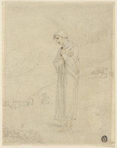 Hyrdinde af Richard Westall