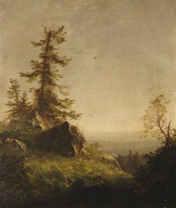 Morgen på bjerget, 1856. af Richard William Hubbard