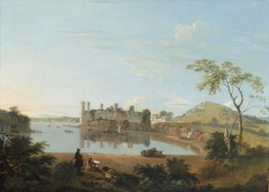 Caernarvon Castle, ca. 1744 (olie på lærred)