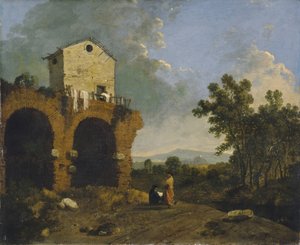 Hadrians Villa, nær Tivoli af Richard Wilson