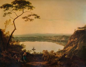 Nemi-søen, c1761, 1938 af Richard Wilson