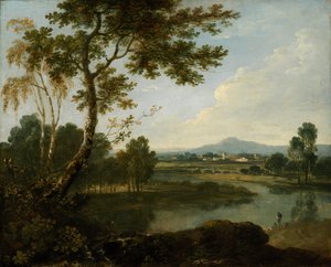 Landskab i Italien, 1700-tallet.