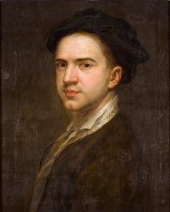 Selvportræt, c1744. af Richard Wilson