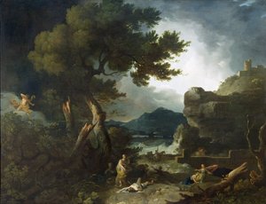 Ødelæggelsen af Niobes børn af Richard Wilson