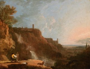 Paladset i Mykene, Tivoli og udsigt mod Rom i det fjerne af Richard Wilson