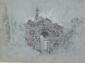 Den ødelagte bue ved Kew, c1760