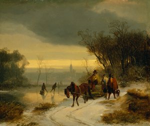 Vinterlandskab af Richard Zimmerman