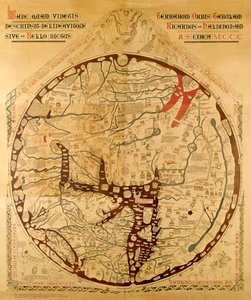 Hereford mappa mundidani af Richard of Haldingham