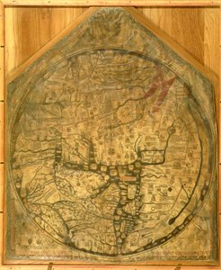 Kort over verden, ca. 1290