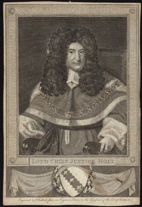 Lord Chief Justice Holt af Richard van Bleeck