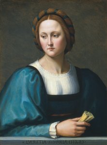 Lucrezia Sommaria, ca. 1510. af Ridolfo Ghirlandaio