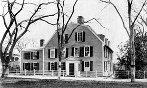 House of Oliver Wendell Holmes i Cambridge, Mass., U.S.A., 1923.