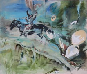 Stuntman Interruption, 2015 (akvarel)