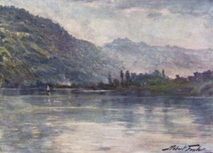 Morning Mists, nær Trefriw (farve litho) af Robert (after) Fowler