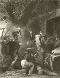 Massakren af druiderne (gravering)