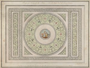 Headfort House, Irland: Saloon-loft af Robert Adam