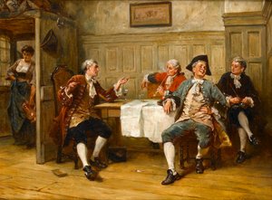 En vittighed mellem venner af Robert Alexander Hillingford