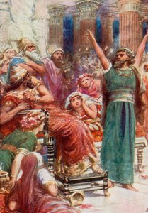 Nehemiah, Kongens Skænk (farve litho)
