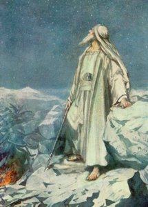 Counting the Stars (farve litho) af Robert Ambrose Dudley