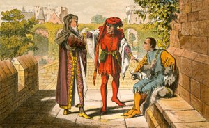 Warwick. "Vær de første, der hilser vores retmæssige suveræn" af Robert Ambrose Dudley