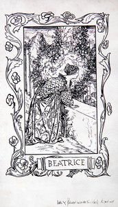 Beatrice, fra Shakespeares heltinder af Anna Murphy Jameson af Robert Anning Bell