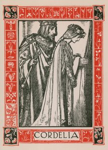 Cordelia, Kong Lear af Robert Anning Bell