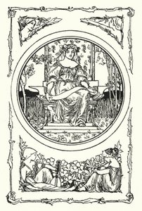 Illustration til digte af John Keats (litho) af Robert Anning Bell