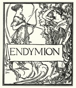 Illustration til digte af John Keats: Endymion (litho) af Robert Anning Bell