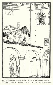 Illustration til digte af John Keats: Isabella or The Pot of Basil (litho) af Robert Anning Bell