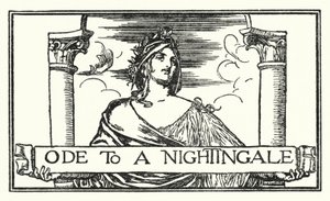 Illustration til digte af John Keats: Ode To A Nightingale (litho)