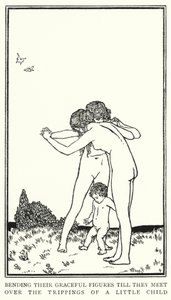 Illustration til digte af John Keats: Sleep And Beauty (litho) af Robert Anning Bell