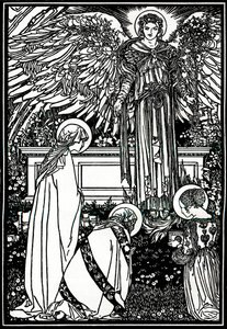 Illustration til Alterbogen, 1892, 1897 af Robert Anning Bell