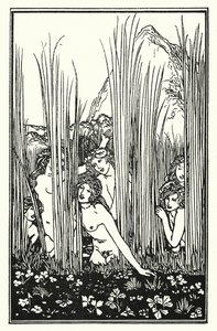 Shelley: Hymne til Pan (litografi) af Robert Anning Bell
