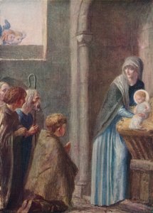 The Adoration of the Magi, slutningen af det 19. århundrede, 1912 af Robert Anning Bell