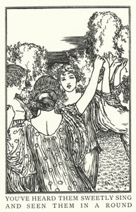 Du har hørt dem synge sødt og set dem i en runde (litho) af Robert Anning Bell