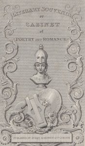 Handelskort til litterær souvenir, 1800-tallet. af Robert Baker