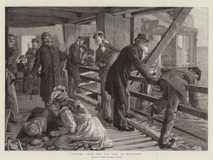 Fiskeri fra den gamle mole i Brighton af Robert Barnes