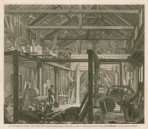 Et indvendigt billede af John Bunyans forsamlingshus i Zoar Street, Gravel Lane, Southwark, i sin nuværende tilstand