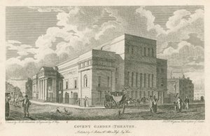 Covent Garden Theatre, Westminster, London af Robert Blemell Schnebbelie