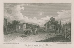 Indgang til London ved Mile End af Robert Blemell Schnebbelie