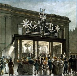 Theatre Royal, Drury Lane af Robert Blemell Schnebbelie