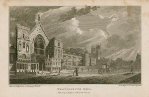 Westminster Hall af Robert Blemell Schnebbelie