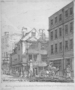St Katherine Coleman Rectory, Fenchurch Street, City of London, 1817 af Robert Blemmell Schnebbelie