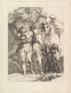 En fanget familie, ca. 1783.