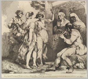Rustick Dancers, 9. november 1780. af Robert Blyth