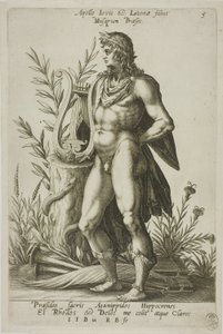 Apollo, plade 5 fra Parnassus Biceps