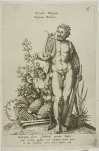 Herkules, plade 16 fra Parnassus Biceps af Robert Boissard